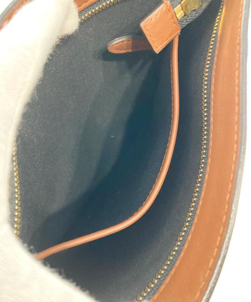 BURBERRY（バーバリー）BURBERRY (バーバリー) TBモノグラム ショルダーバッグ ベージュ×ブラウンの古着・服飾アイテム