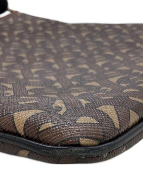 BURBERRY（バーバリー）BURBERRY (バーバリー) TBモノグラム ショルダーバッグ ベージュ×ブラウンの古着・服飾アイテム