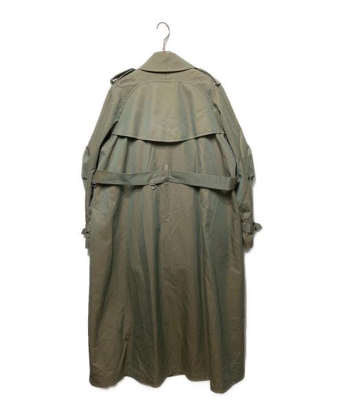 PUBLIC TOKYO（パブリックトウキョウ）PUBLIC TOKYO (パブリックトウキョウ) ハイクラストレンチコート グリーン サイズ:1の古着・服飾アイテム