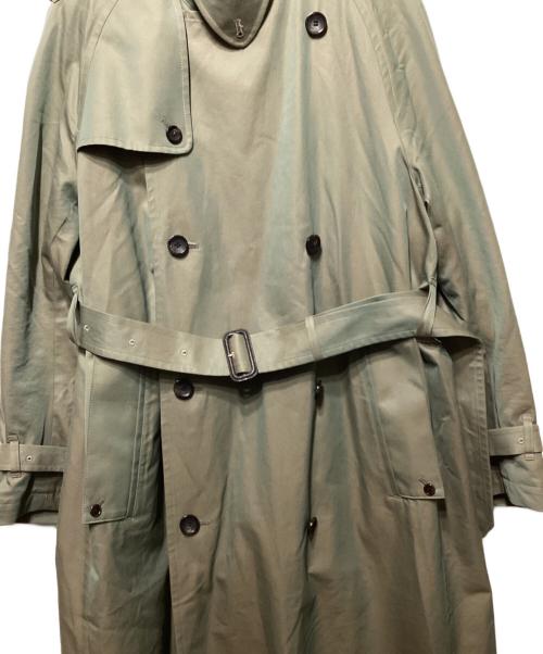 PUBLIC TOKYO（パブリックトウキョウ）PUBLIC TOKYO (パブリックトウキョウ) ハイクラストレンチコート グリーン サイズ:1の古着・服飾アイテム