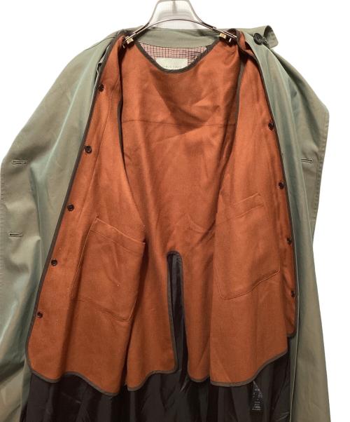PUBLIC TOKYO（パブリックトウキョウ）PUBLIC TOKYO (パブリックトウキョウ) ハイクラストレンチコート グリーン サイズ:1の古着・服飾アイテム