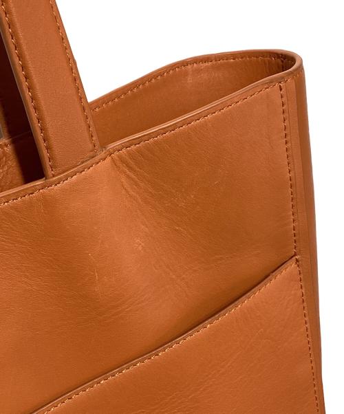 PAUL SMITH（ポールスミス）Paul Smith (ポールスミス) ブランデッドカラーエッジ トートバッグ オレンジの古着・服飾アイテム