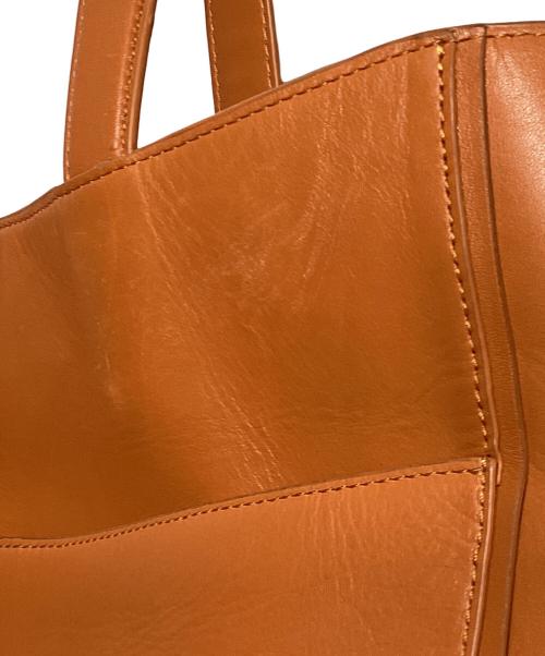 PAUL SMITH（ポールスミス）Paul Smith (ポールスミス) ブランデッドカラーエッジ トートバッグ オレンジの古着・服飾アイテム