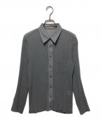 ISSEY MIYAKEイッセイミヤケ）の古着「プリーツブラウス」｜グレー