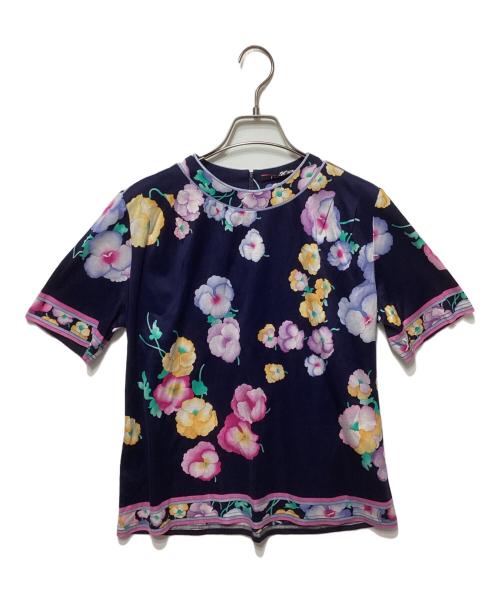 LAONARD（レオナード）LAONARD (レオナード) 総柄カットソー ネイビー サイズ:Mの古着・服飾アイテム