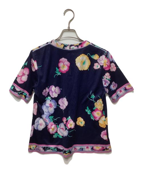 LAONARD（レオナード）LAONARD (レオナード) 総柄カットソー ネイビー サイズ:Mの古着・服飾アイテム