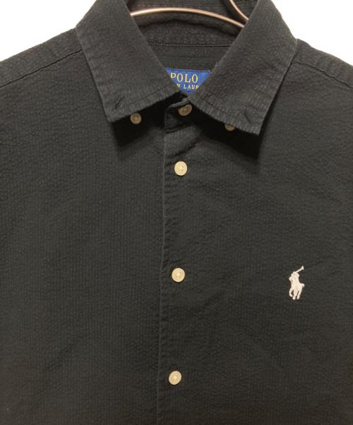POLO RALPH LAUREN（ポロ・ラルフローレン）POLO RALPH LAUREN (ポロ・ラルフローレン) ショートスリーブシャツ ブラック サイズ:Ｍの古着・服飾アイテム