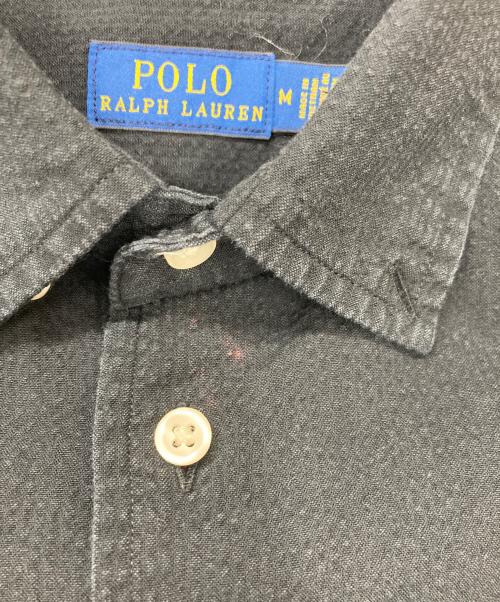 POLO RALPH LAUREN（ポロ・ラルフローレン）POLO RALPH LAUREN (ポロ・ラルフローレン) ショートスリーブシャツ ブラック サイズ:Ｍの古着・服飾アイテム