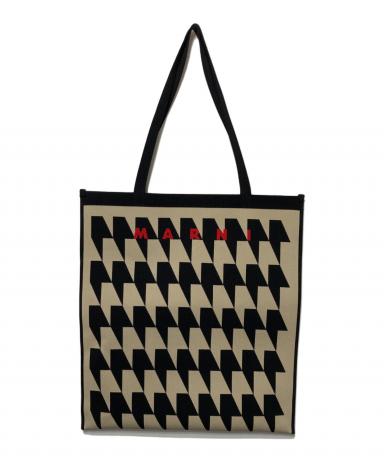 中古・古着通販】MARNI (マルニ) 千鳥柄ジャガードトートバッグ
