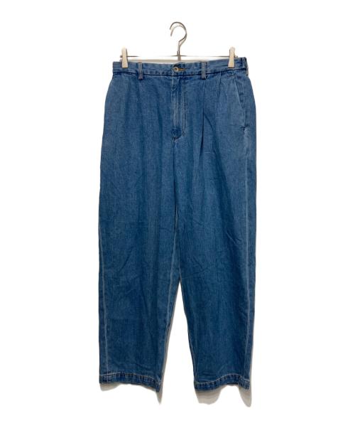 Adam et Rope（アダム エ ロペ）Adam et Rope (アダム エ ロペ) ワイド イージー ブリーチ デニムパンツ インディゴ サイズ:Mの古着・服飾アイテム