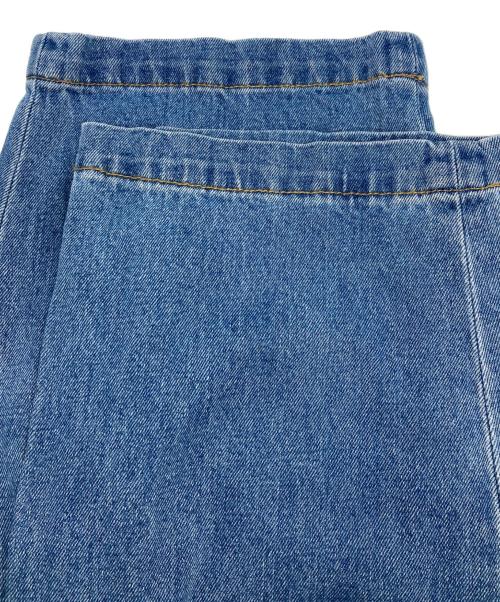 Adam et Rope（アダム エ ロペ）Adam et Rope (アダム エ ロペ) ワイド イージー ブリーチ デニムパンツ インディゴ サイズ:Mの古着・服飾アイテム