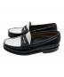 G.H.BASS (ジーエイチバス) LARSON MOC PENNY LOAFER ブラック×ホワイト サイズ:6/7/40：15000円