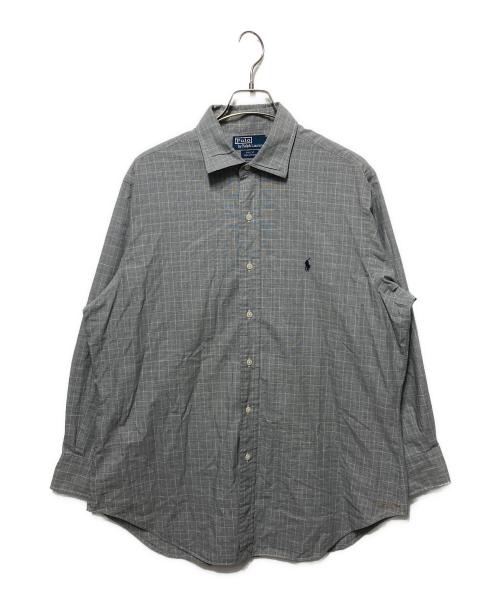 POLO RALPH LAUREN（ポロ・ラルフローレン）POLO RALPH LAUREN (ポロ・ラルフローレン) シャツ グレー サイズ:16　1/2の古着・服飾アイテム