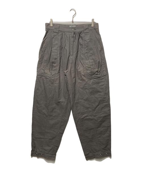 gourmet jeans（グルメジーンズ）GOURMET JEANS (グルメジーンズ) SNAP BUSH パラシュートパンツ グレー サイズ:3の古着・服飾アイテム