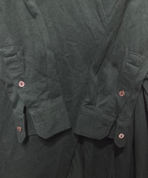 LACOSTE（ラコステ）LACOSTE (ラコステ) ポロシャツディテールラップドレス グリーン サイズ:34の古着・服飾アイテム