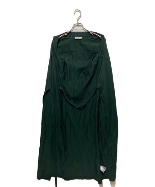 LACOSTE（ラコステ）LACOSTE (ラコステ) ポロシャツディテールラップドレス グリーン サイズ:34の古着・服飾アイテム