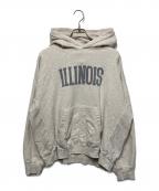 REMI RELIEF×L'appartementレミレリーフ×アパルトモン）の古着「プリントパーカー」｜グレー