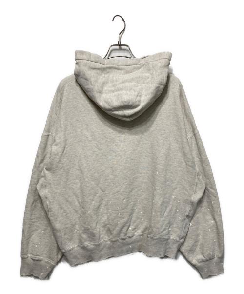 REMI RELIEF（レミレリーフ）REMI RELIEF (レミレリーフ) L'appartement (アパルトモン) プリントパーカー グレー サイズ:Mの古着・服飾アイテム