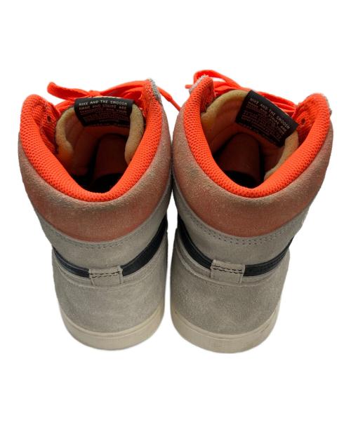 NIKE（ナイキ）NIKE (ナイキ) ハイカットスニーカー グレー×オレンジ サイズ:28.5の古着・服飾アイテム