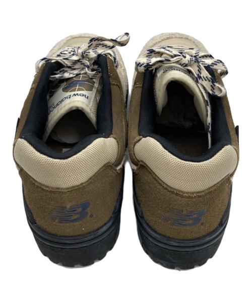 NEW BALANCE（ニューバランス）NEW BALANCE (ニューバランス) ローカットスニーカー ベージュ×ブラウン サイズ:28.5cmの古着・服飾アイテム