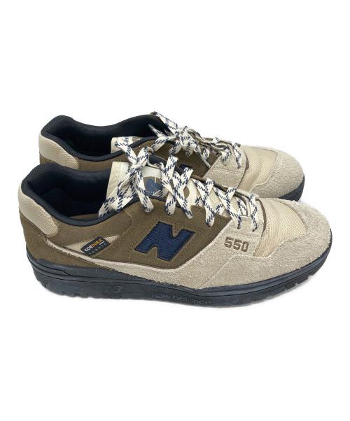 NEW BALANCE（ニューバランス）NEW BALANCE (ニューバランス) ローカットスニーカー ベージュ×ブラウン サイズ:28.5cmの古着・服飾アイテム