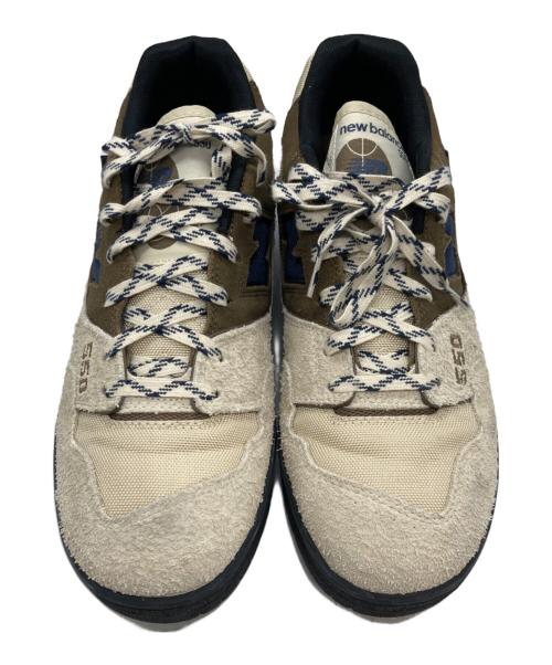 NEW BALANCE（ニューバランス）NEW BALANCE (ニューバランス) ローカットスニーカー ベージュ×ブラウン サイズ:28.5cmの古着・服飾アイテム