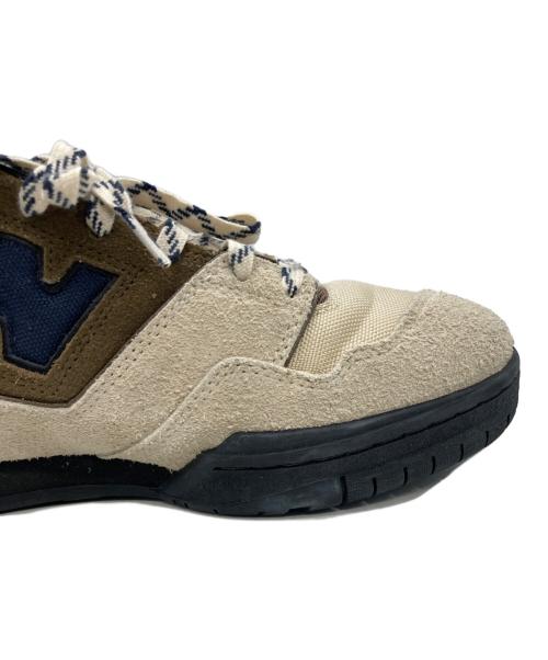 NEW BALANCE（ニューバランス）NEW BALANCE (ニューバランス) ローカットスニーカー ベージュ×ブラウン サイズ:28.5cmの古着・服飾アイテム