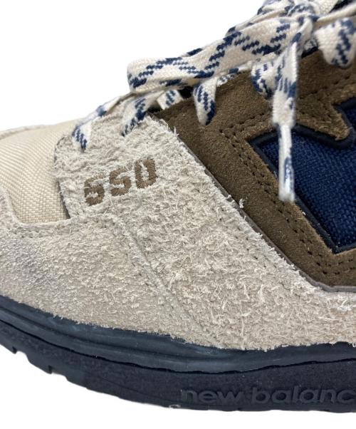 NEW BALANCE（ニューバランス）NEW BALANCE (ニューバランス) ローカットスニーカー ベージュ×ブラウン サイズ:28.5cmの古着・服飾アイテム