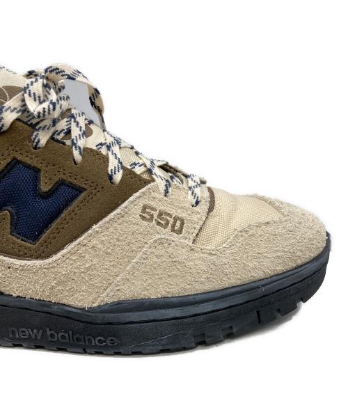 NEW BALANCE（ニューバランス）NEW BALANCE (ニューバランス) ローカットスニーカー ベージュ×ブラウン サイズ:28.5cmの古着・服飾アイテム