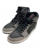 NIKEナイキ）の古着「ハイカットスニーカー」｜グレー×ブラック