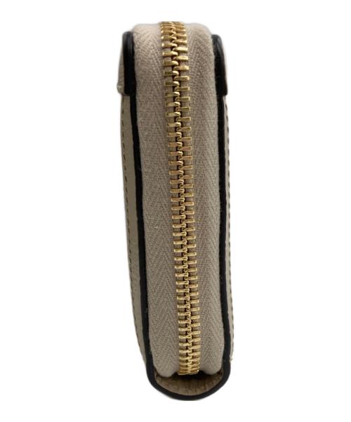 GUCCI（グッチ）GUCCI (グッチ) ジップアラウンドウォレット ベージュの古着・服飾アイテム