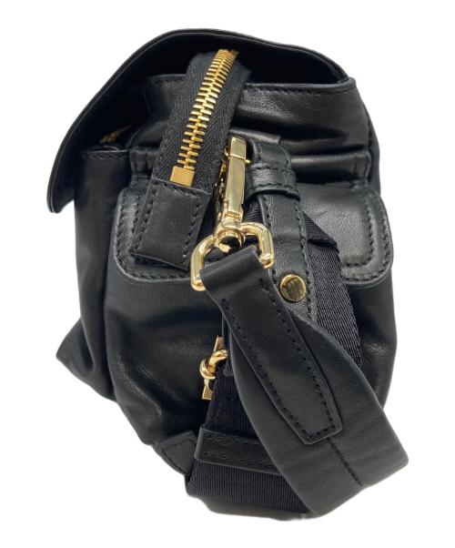 PRADA（プラダ）PRADA (プラダ) エクスプローラーラージナッパレザーショルダーバッグ ブラックの古着・服飾アイテム