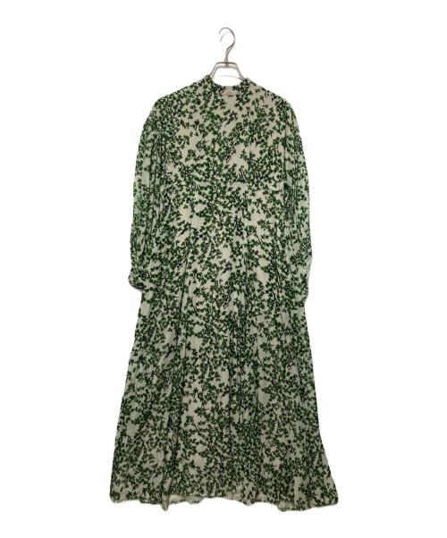 CLANE（クラネ）CLANE (クラネ) フローレットオパールワンピース グリーンの古着・服飾アイテム