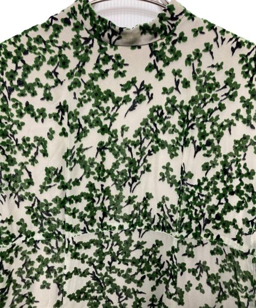 CLANE（クラネ）CLANE (クラネ) フローレットオパールワンピース グリーンの古着・服飾アイテム