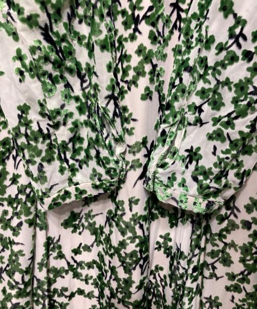 CLANE（クラネ）CLANE (クラネ) フローレットオパールワンピース グリーンの古着・服飾アイテム