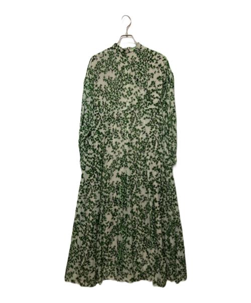 CLANE（クラネ）CLANE (クラネ) フローレットオパールワンピース グリーンの古着・服飾アイテム