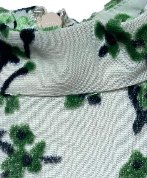 CLANE（クラネ）CLANE (クラネ) フローレットオパールワンピース グリーンの古着・服飾アイテム