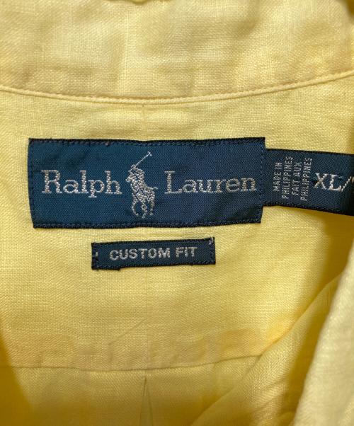 RALPH LAUREN（ラルフローレン）RALPH LAUREN (ラルフローレン) ショートスリーブシャツ イエロー サイズ:XLの古着・服飾アイテム