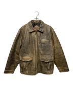 GELEONE BASICガレオネ ベーシック）の古着「レザージャケット」｜ブラウン