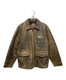 GELEONE BASIC（ガレオネ ベーシック）の古着「レザージャケット」｜ブラウン