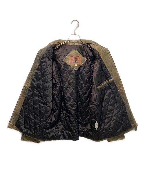 GELEONE BASIC（ガレオネ ベーシック）GELEONE BASIC (ガレオネ ベーシック) レザージャケット ブラウン サイズ:Freeの古着・服飾アイテム