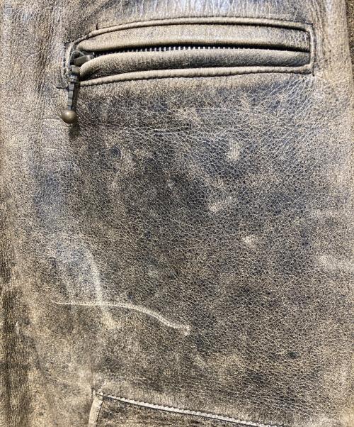 GELEONE BASIC（ガレオネ ベーシック）GELEONE BASIC (ガレオネ ベーシック) レザージャケット ブラウン サイズ:Freeの古着・服飾アイテム