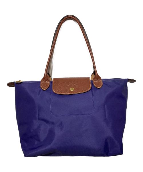 LONGCHAMP（ロンシャン）LONGCHAMP (ロンシャン) トートバッグ パープルの古着・服飾アイテム