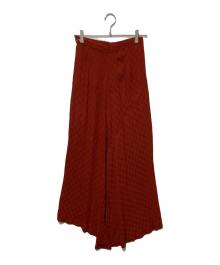 Y's bis iwish（ワイズビス・アイウィッシュ）の古着「レーヨンワッシャースカート」｜オレンジ