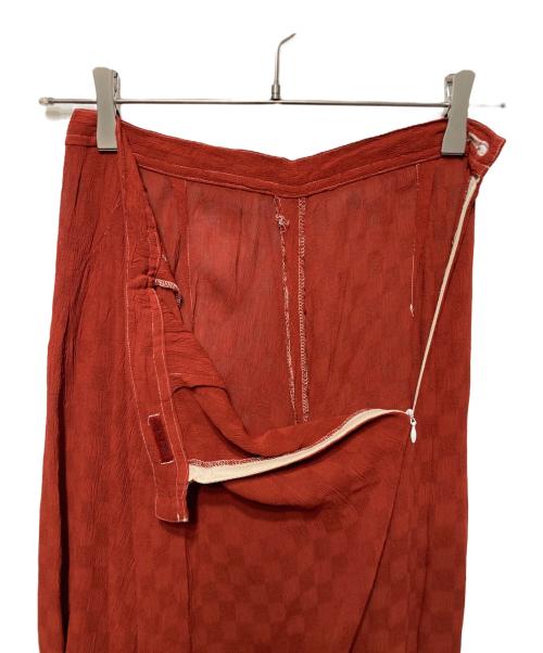 Y's bis iwish（ワイズビス・アイウィッシュ）Y's bis iwish (ワイズビス・アイウィッシュ) レーヨンワッシャースカート オレンジ サイズ:不明の古着・服飾アイテム