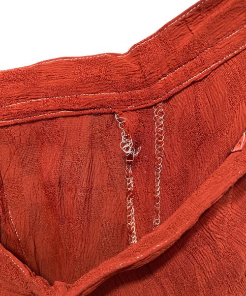 Y's bis iwish（ワイズビス・アイウィッシュ）Y's bis iwish (ワイズビス・アイウィッシュ) レーヨンワッシャースカート オレンジ サイズ:不明の古着・服飾アイテム