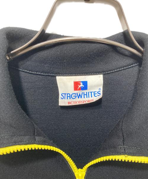 White stag（ホワイトスタッグ）White stag (ホワイトスタッグ) 80’S トレーニングジャケット ブラック サイズ:XSの古着・服飾アイテム
