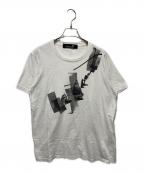 GROUND Yグラウンドワイ）の古着「プリントTシャツ」｜ホワイト