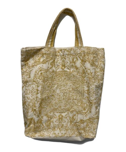 Christian Dior（クリスチャン ディオール）Christian Dior (クリスチャン ディオール) ノベルティトートバッグ ベージュ×ゴールドの古着・服飾アイテム