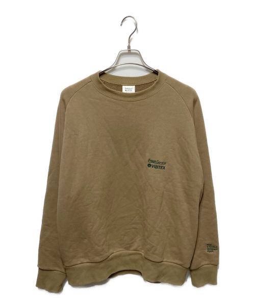 FreshService（フレッシュサービス）FreshService (フレッシュサービス) ラグランスウェット ベージュ サイズ:Mの古着・服飾アイテム